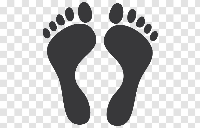 Footprint - Monochrome - Mirror Image Transparent PNG