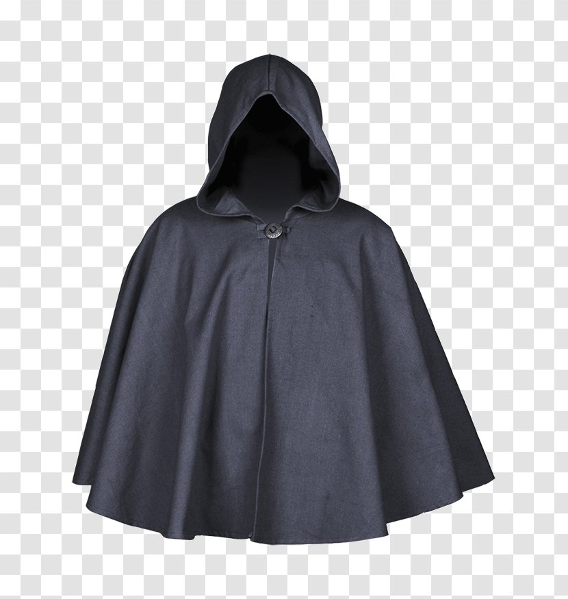 Mantle Hoodie Robe Cape Clothing - Dress Transparent PNG