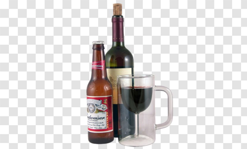 Liqueur Glass Bottle Beer Dessert Wine - Alcoholic Beverage Transparent PNG