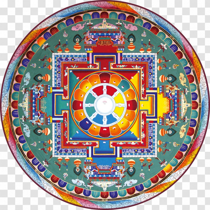 Mandala Vajrapani Sangyezhen Dakini Symbol - Tibet - Hollow Transparent PNG