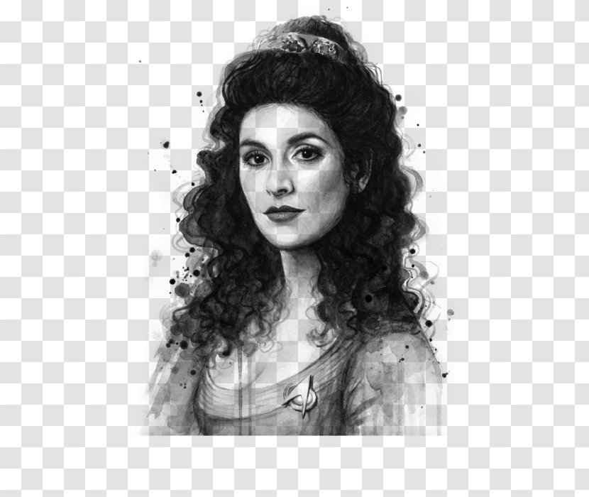 Marina Sirtis Deanna Troi Star Trek: The Next Generation Jean-Luc Picard Spock - Flower - Olga Transparent PNG