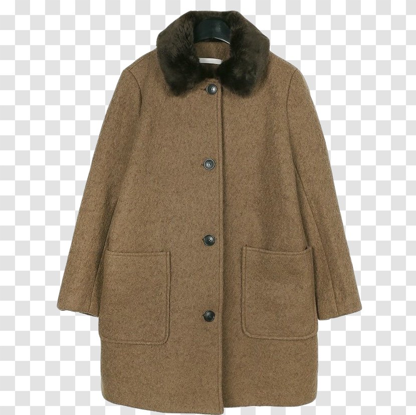 Overcoat Parka Hood Clothing Duffel Coat - Fur Transparent PNG