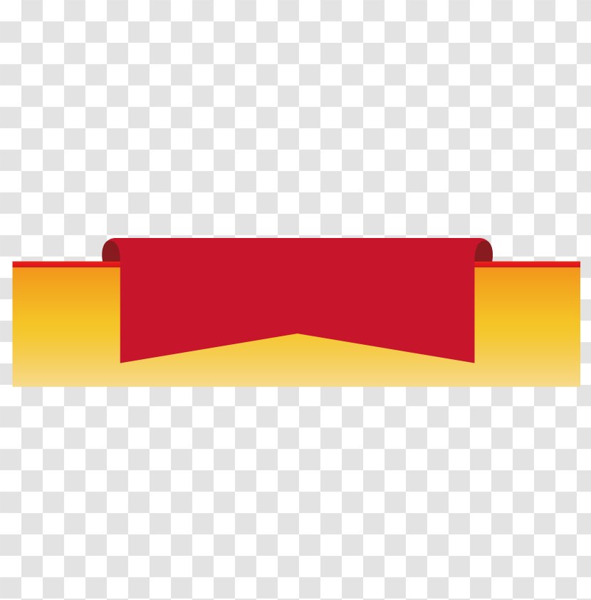 Euclidean Vector Web Banner Adobe Illustrator - Rectangle - Red, Yellow Edge Transparent PNG