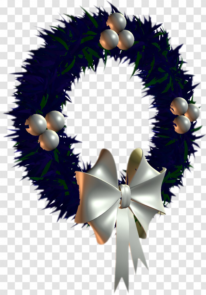 Christmas Decoration Wreath Radio Pinaceae - Conifer - Wreaths Transparent PNG