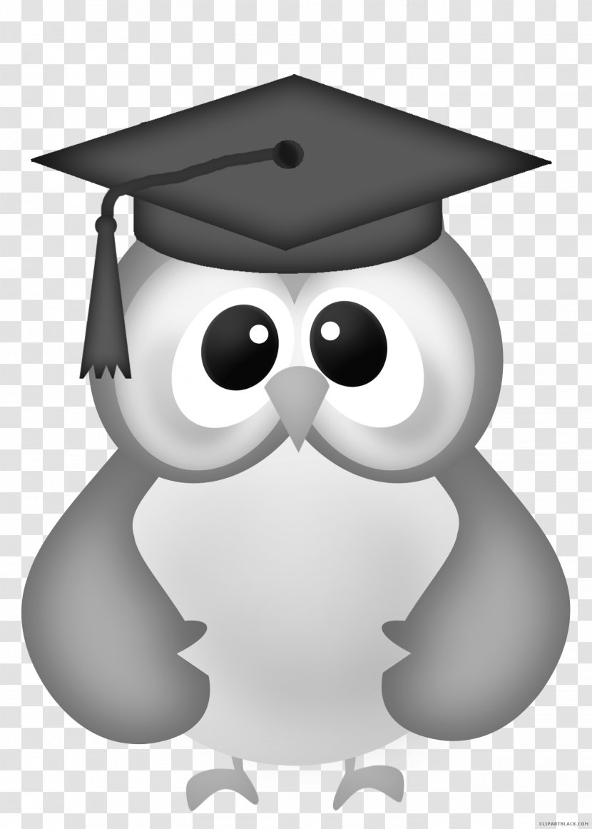 Owl Clip Art Graduation Ceremony Openclipart Graduate University - Fictional Character Transparent PNG