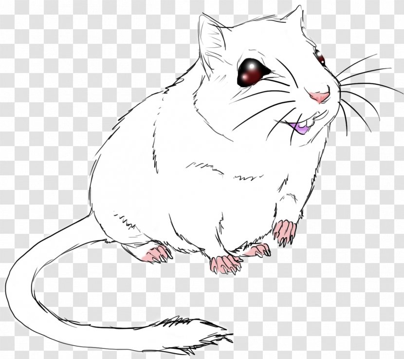 Whiskers Mouse Cat Drawing Clip Art - Snout Transparent PNG