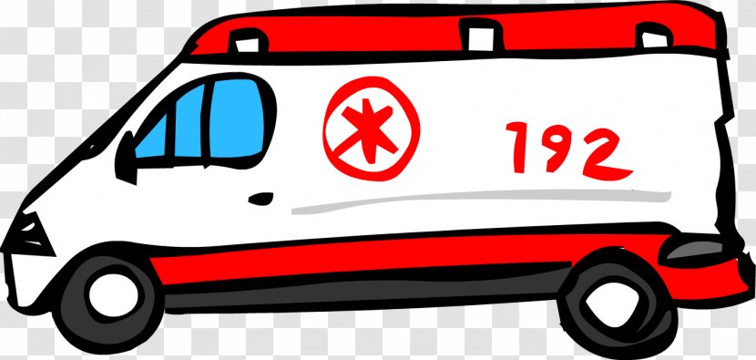 Ambulance Car Door Clip Art - Drawing - Ambulancia Transparent PNG