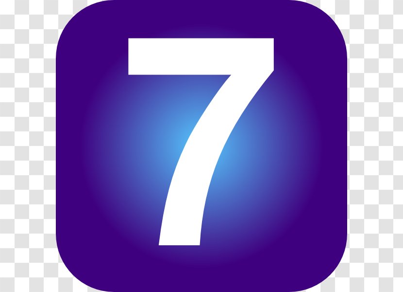 Number Symbol Clip Art - Logo - 7 Transparent PNG