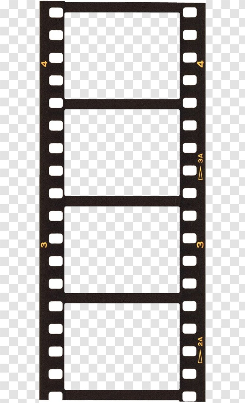 Filmstrip Clip Art - Black And White - Box Film Transparent PNG