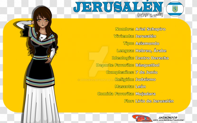 Jerusalem Animondos Judaism DeviantArt - Yellow Transparent PNG