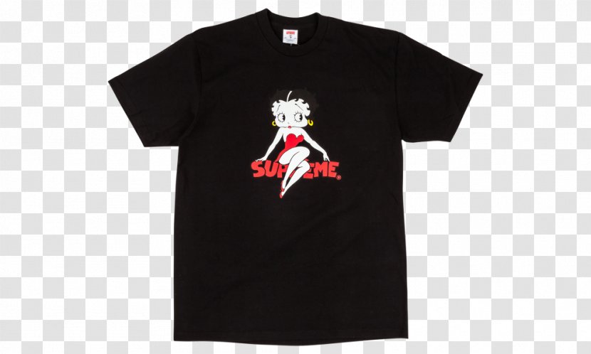 T-shirt Supreme Betty Boop Sleeve - Clothing Transparent PNG