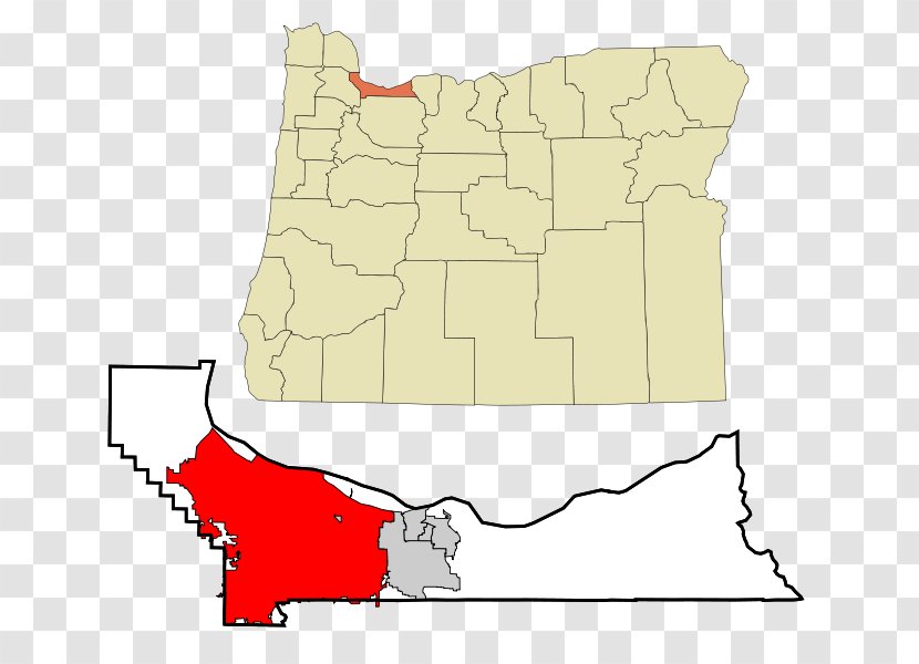 Multnomah, Portland, Oregon Cedar Mill Clark County Unincorporated Area - Portland - Gta Map Transparent PNG
