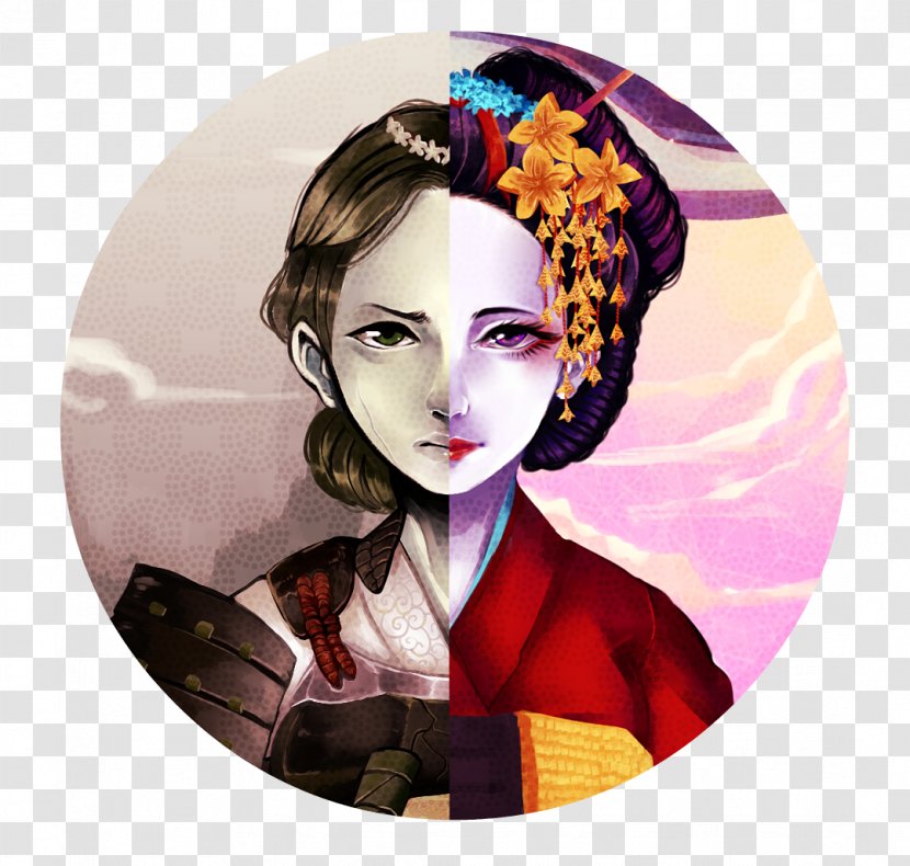 Geisha - Japanese Samurai And Tattoos Transparent PNG