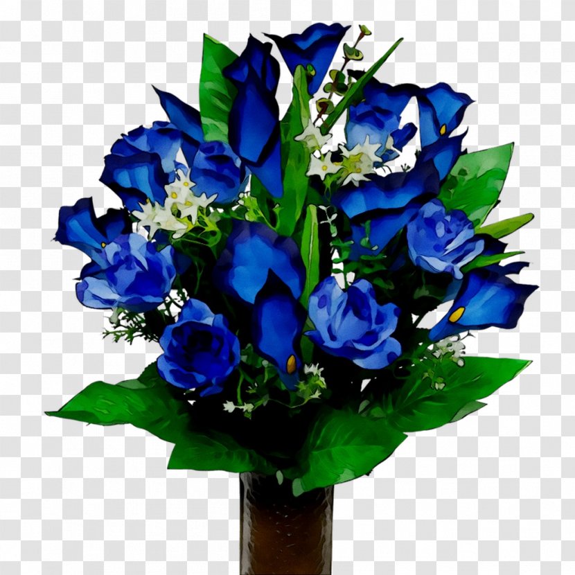 Blue Rose Garden Roses Floral Design Cut Flowers - Delphinium Transparent PNG