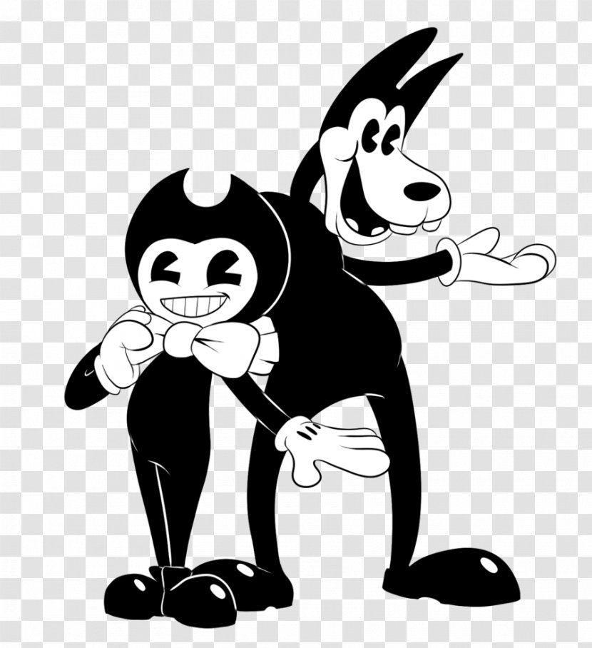 Bendy And The Ink Machine Drawing - Heart - Flower Transparent PNG
