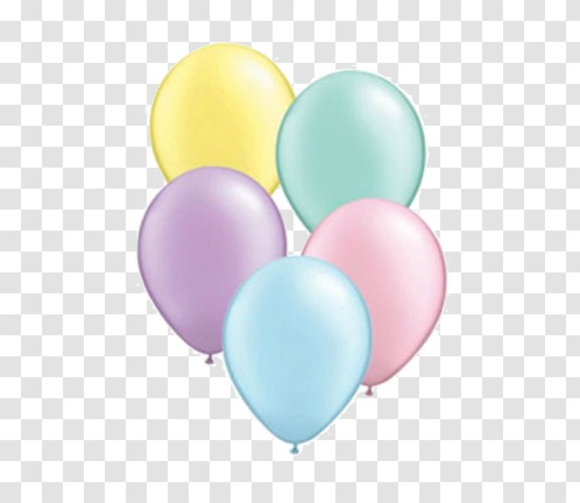 Balloon Pastel Children's Party Color - Blue Transparent PNG