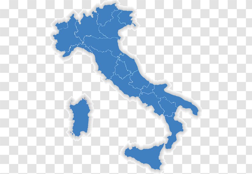 Regions Of Italy Vector Graphics Map Illustration - Sky Transparent PNG