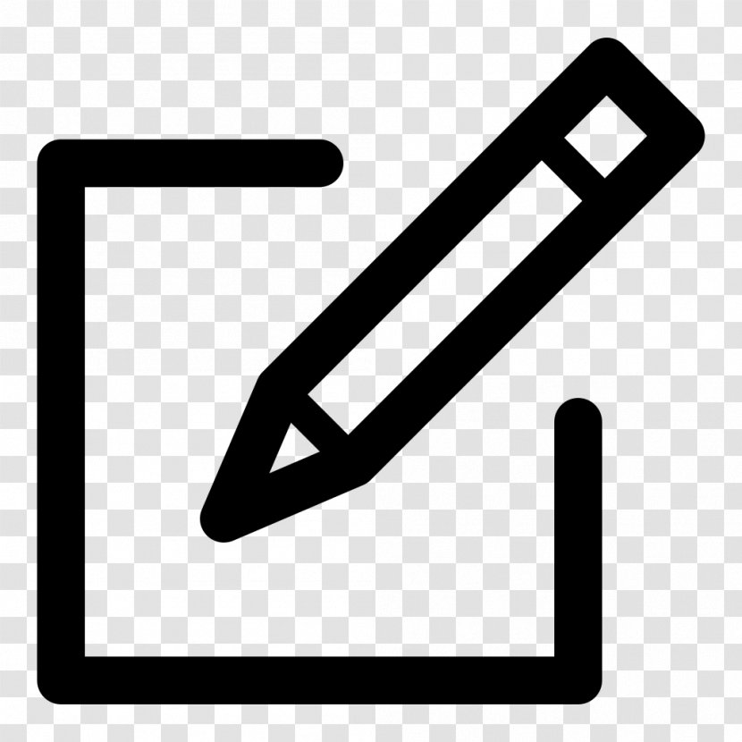 Editing - Area - Pencil Icon Transparent PNG