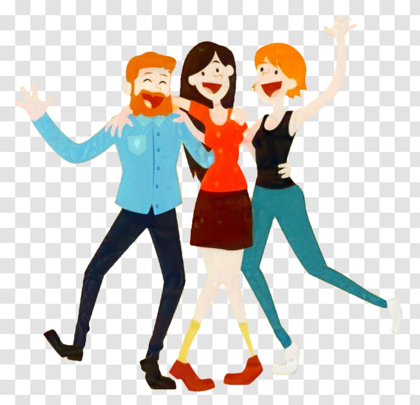 Friendship Clip Art Illustration Image - Dance - Royaltyfree Transparent PNG