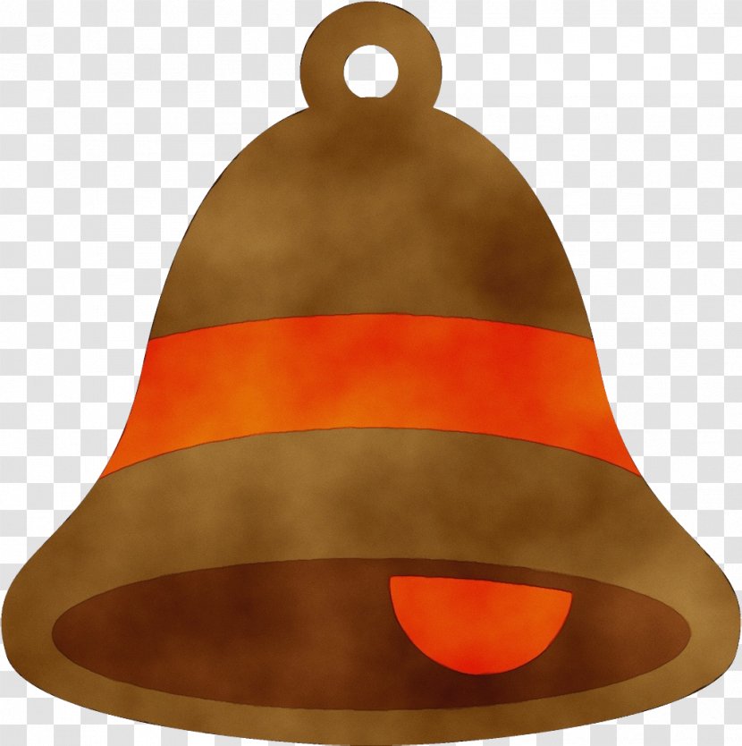 Orange - Bell - Beige Hat Transparent PNG