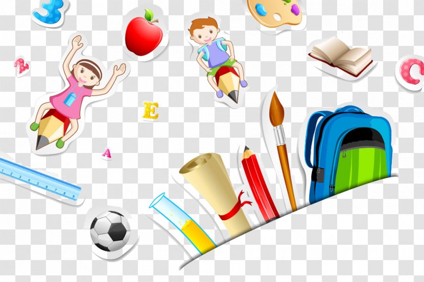 School Education Shutterstock Illustration - Illustrator - Hand-painted Children Transparent PNG
