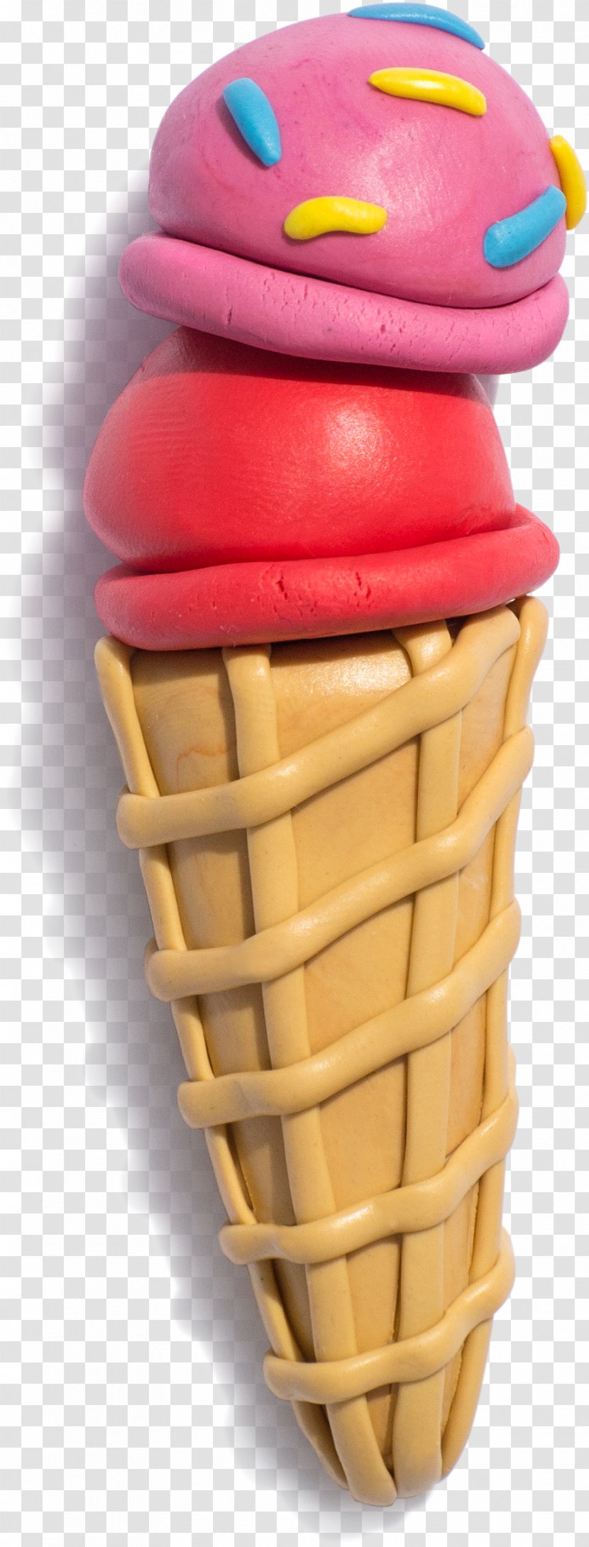 Ice Cream Clay Material - Plasticine Transparent PNG