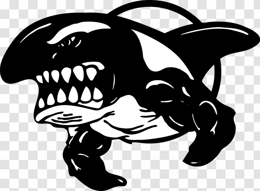 Killer Whale Drawing Logo Clip Art - Black Transparent PNG