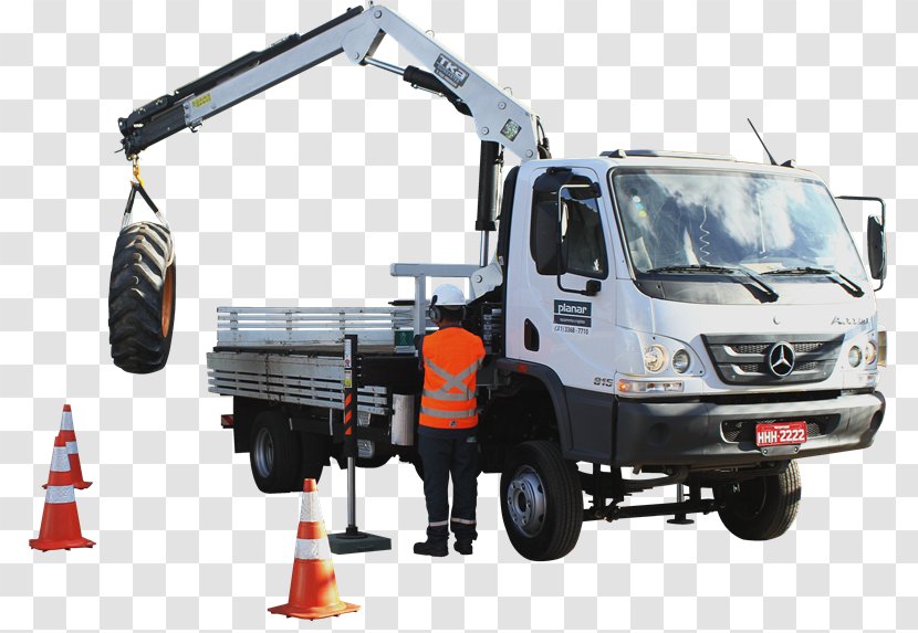 Mercedes-Benz Truck Car Commercial Vehicle Crane - Mercedes Benz Transparent PNG