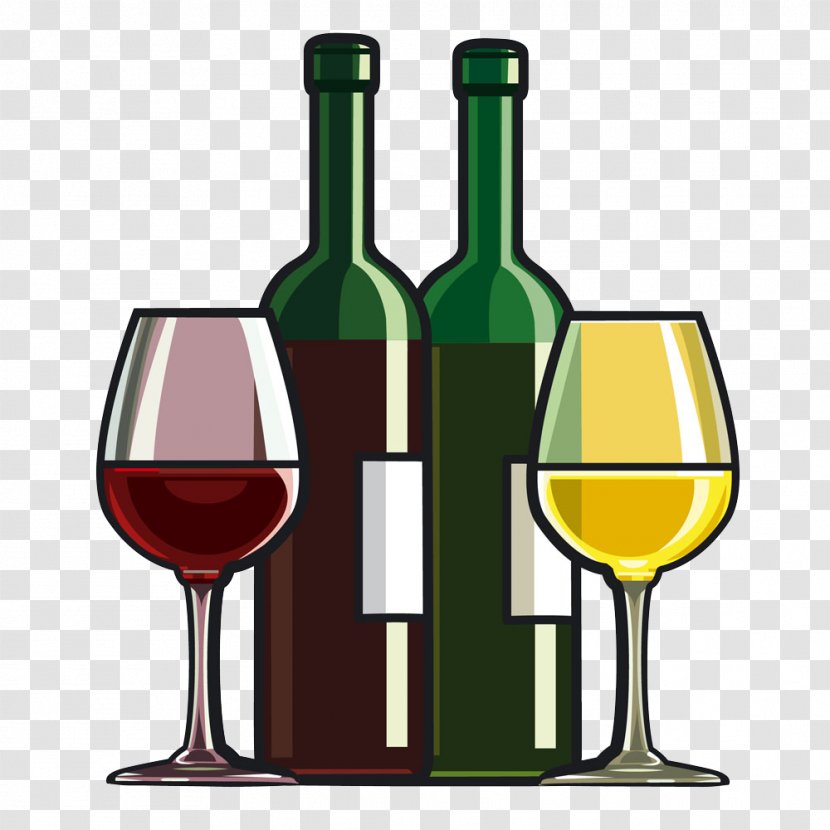 Wine Royalty-free Clip Art - Glass - Hand-painted Transparent PNG