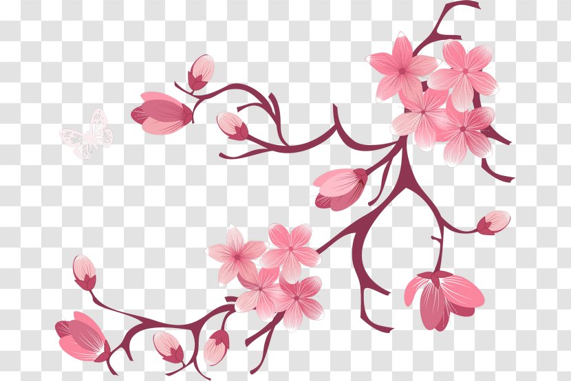 National Cherry Blossom Festival - Flora - Fresh And Elegant Pink Flowers Bloom Transparent PNG