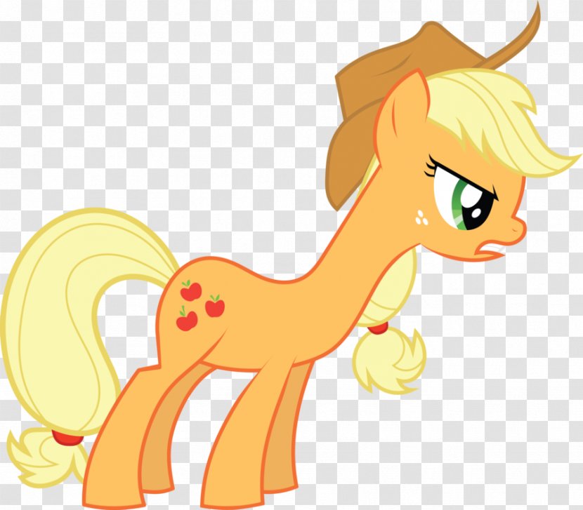 Applejack Cocktail Brandy Rainbow Dash Rarity - Fictional Character - Angry Vector Transparent PNG