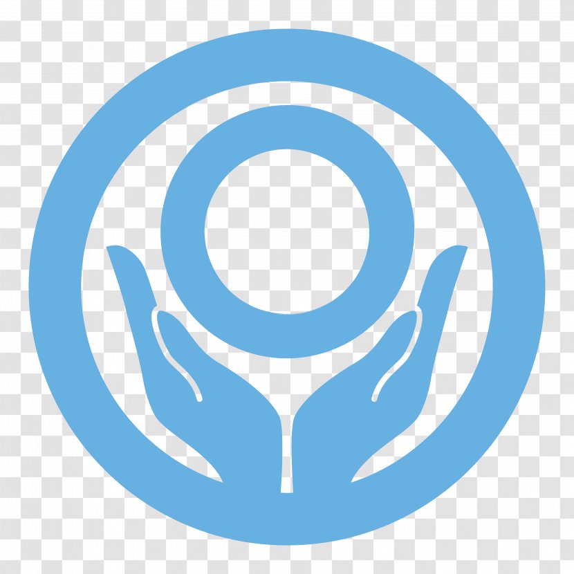 Turquoise Circle Logo Symbol Electric Blue Transparent PNG