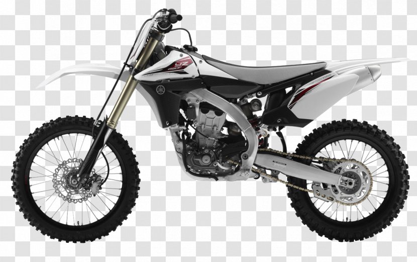 Yamaha Motor Company YZ450F Motorcycle All-terrain Vehicle YZ250F - Automotive Tire Transparent PNG