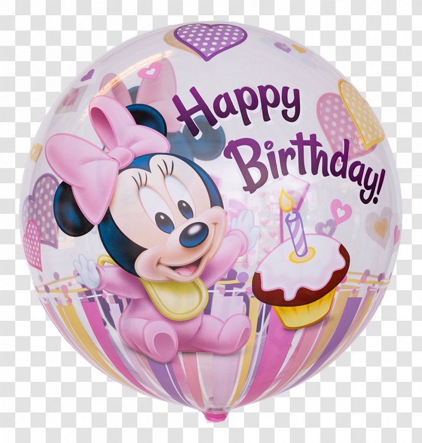 Minnie Mouse Mickey Happy Birthday To You Blahoželanie - Party Transparent PNG
