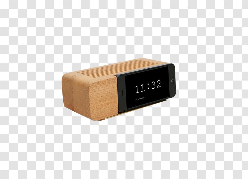 Alarm Clock Wood - Designer - Essence Transparent PNG