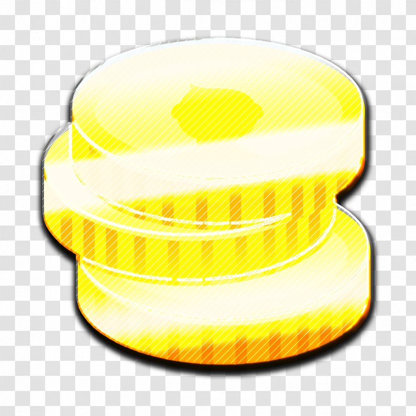 Money Icon - Coins - Yellow Light Transparent PNG