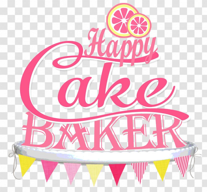 Happy Cake Bakery Birthday Cupcake Layer - Wedding Logo Transparent PNG