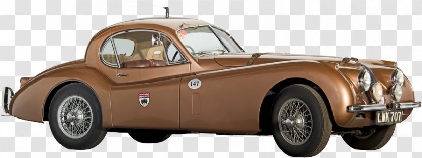 Antique Car Jaguar XK120 XK140 Cars - Physical Model Transparent PNG