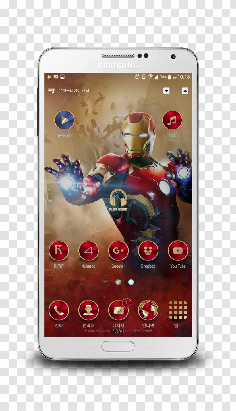 Iron Man Smartphone Marvel Comics Cinematic Universe - Film - DEE Transparent PNG