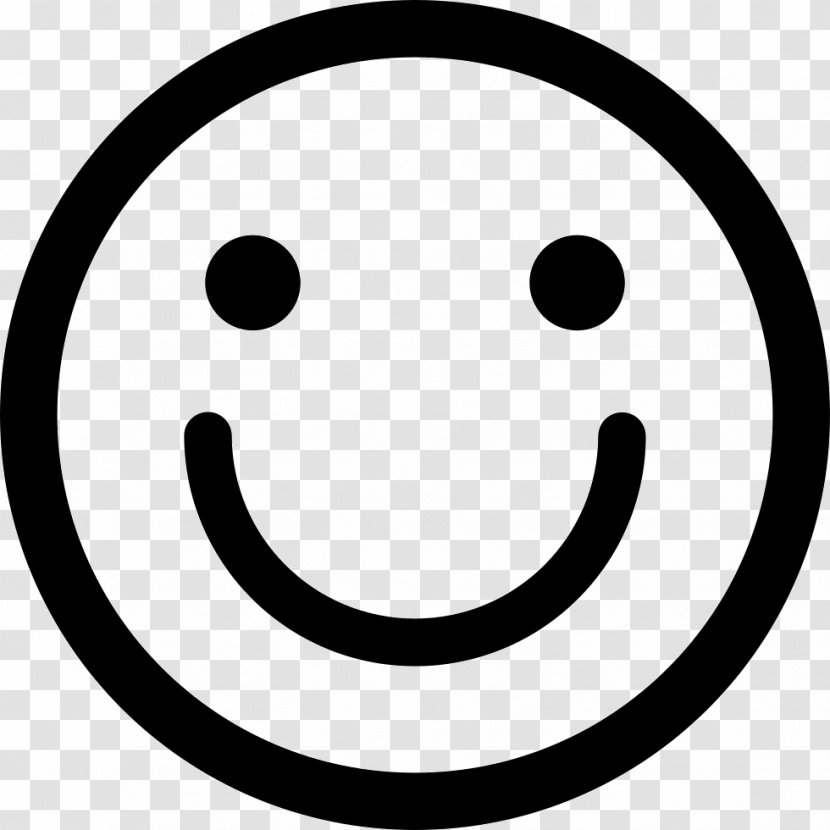 Smiley Emoticon Clip Art - Black And White - Smile Transparent PNG
