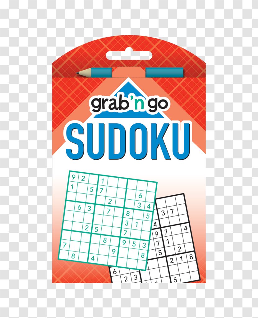 Paperback Grab 'n Go Puzzles Sudoku: Cardinal-sapphire Edition Game Point - Number - Angle Transparent PNG