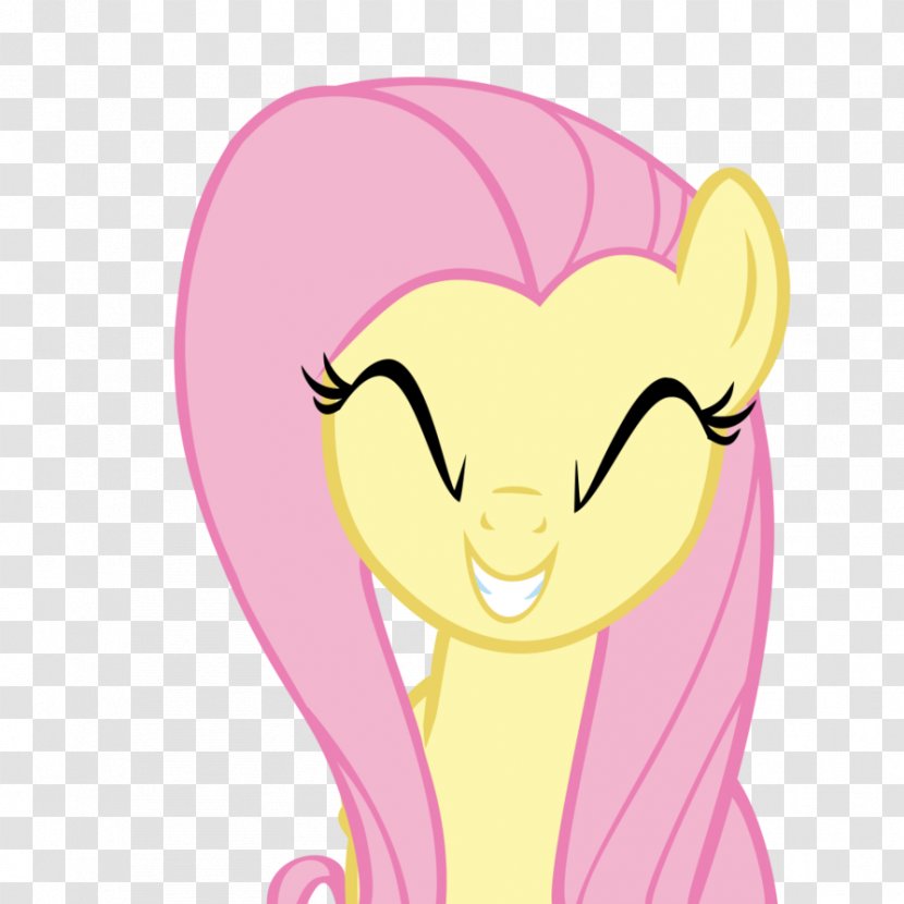 Fluttershy Pinkie Pie Pony Rarity Rainbow Dash - Silhouette - My Vector Transparent PNG
