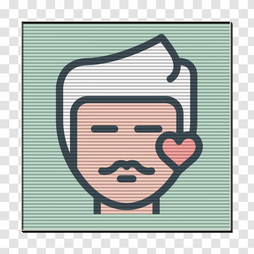Avatar Icon Male - Rectangle - Head Transparent PNG
