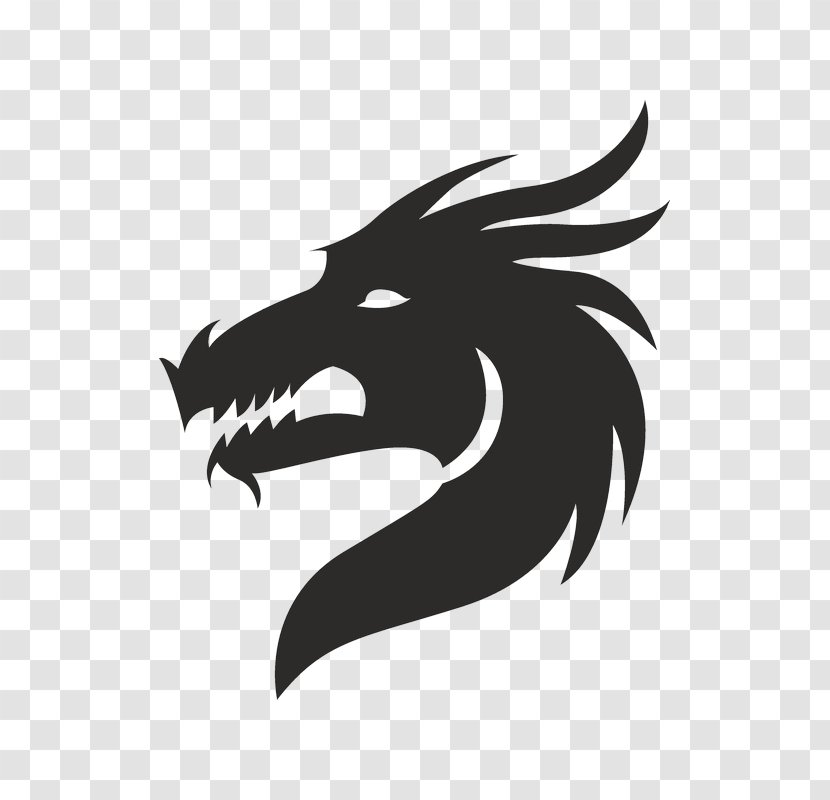 Dragon Silhouette Clip Art Transparent PNG