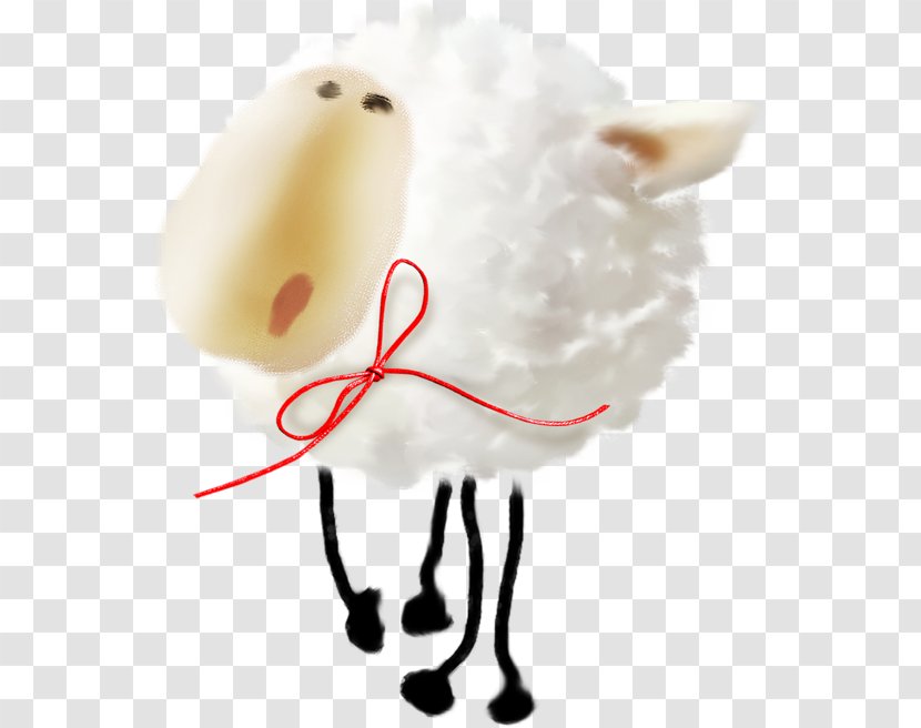 White Red Snout - Ruth The Sheep Transparent PNG