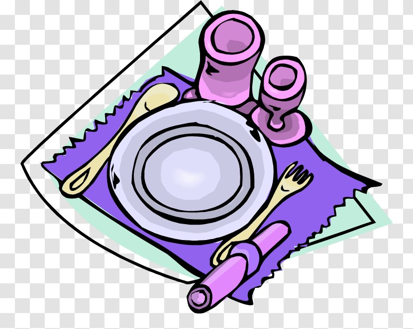 Table Setting Plate Clip Art - Website - Pax Cliparts Transparent PNG