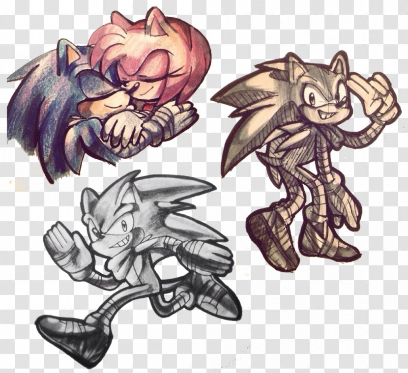 Sonic The Hedgehog DeviantArt Sketch - Artwork Transparent PNG