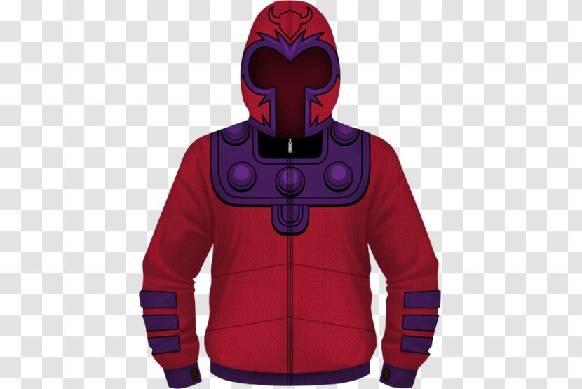 Hoodie Zipper Venom Clothing Sweater - Sleeve - Magneto Transparent PNG