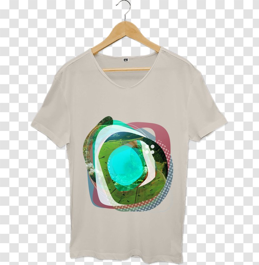T-shirt Collar Sleeve Tendance Spain - T Shirt - White Abstract Transparent PNG