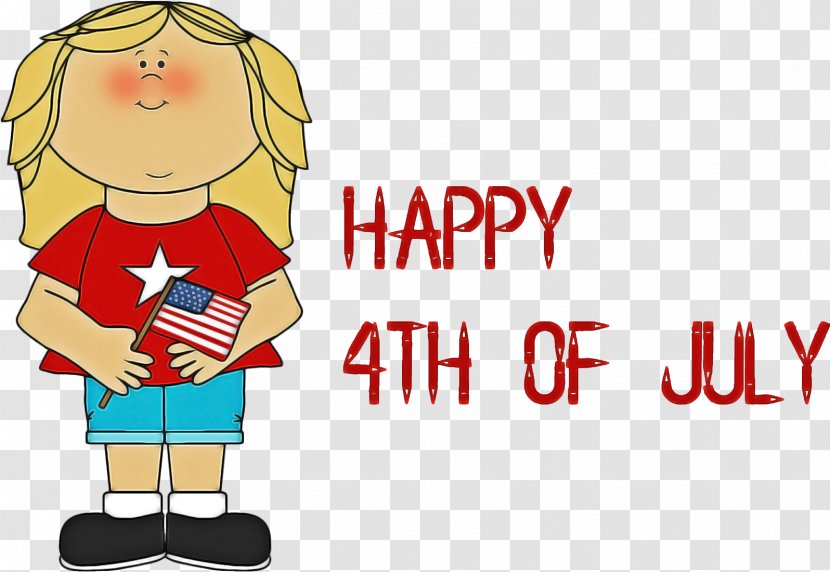 Fourth Of July Background - 4th - Cartoon Transparent PNG
